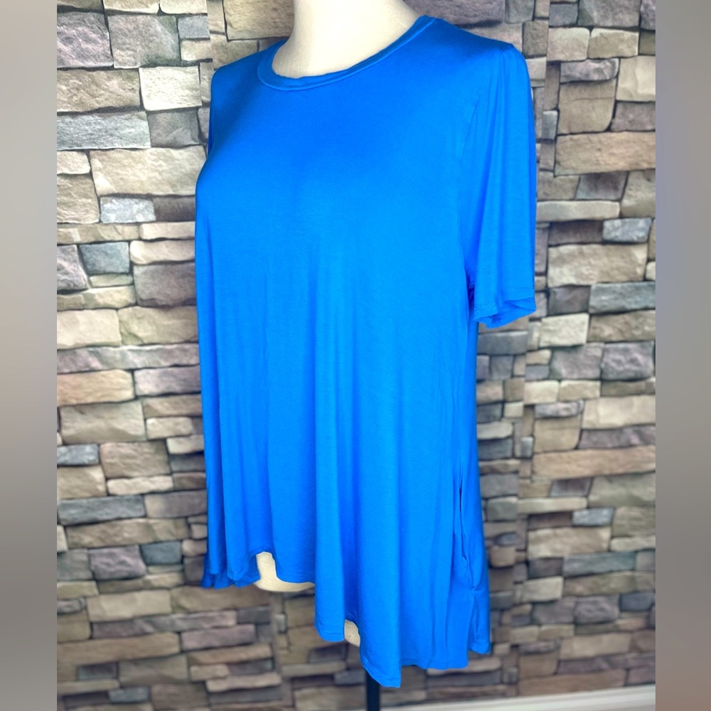 The Zig Zag Stripe super soft long tunic with pockets